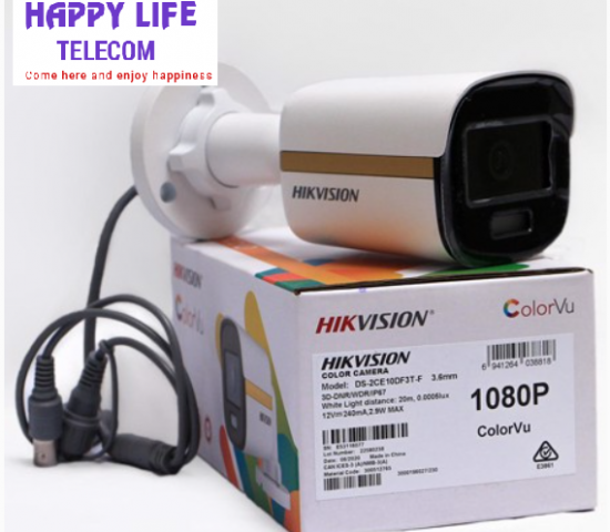 Camera Thân HikVision có màu ban đêm DS-2CE10DF3T-F_Chính Hãng